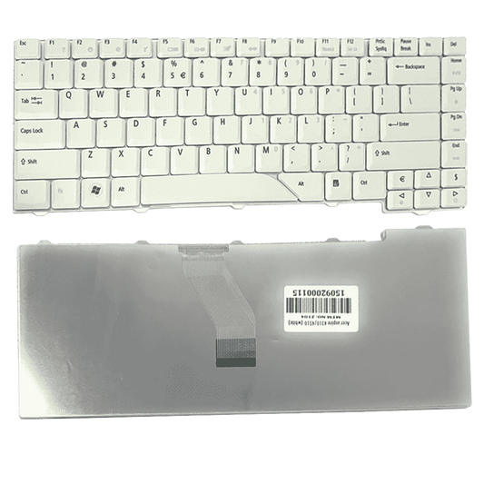 Lapgrade Acer Aspire 5220, 5320, 5520, 5720, 5930 Series White Laptop Keyboard