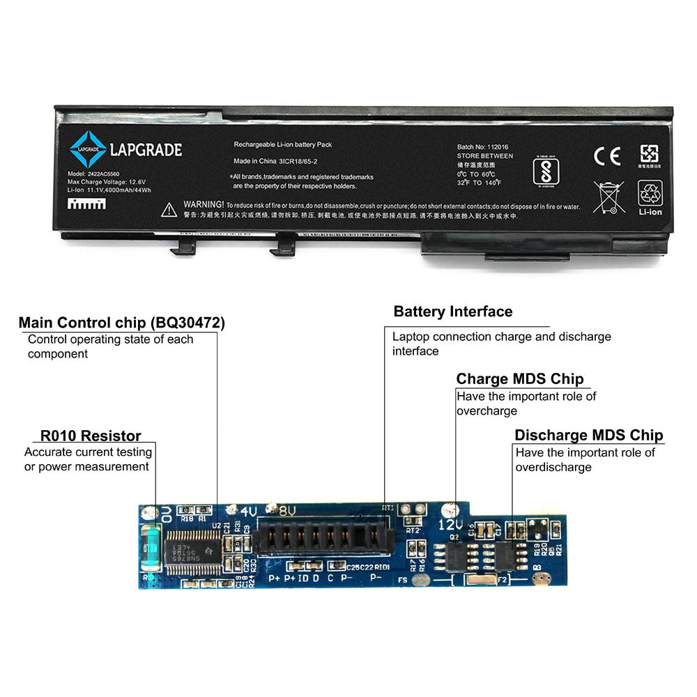Lapgrade Battery for Acer Extensa 3100 4120 4130 4220 4230 4420 4620 4630 Series