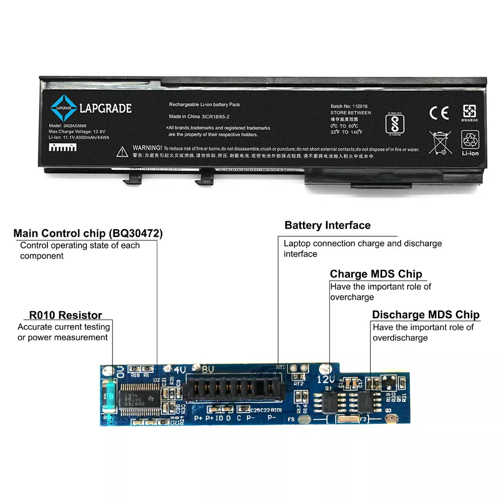 Lapgrade Battery for Acer TravelMate 4330 4335 4730G 6452