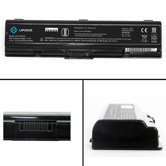 Lapgrade Battery for Toshiba Satellite A200 A205 A210 A215 A300 A305 A350 A355 Series