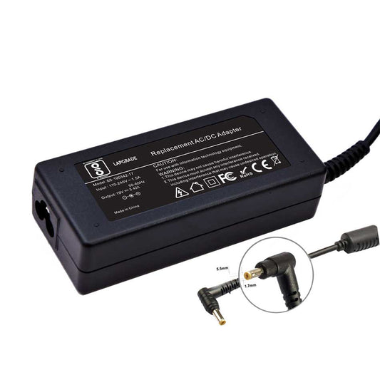 LAPGRADE 19V 3.42A Adapter Charger for Acer TravelMate 230 280 290 310 340 350 360 510 520 620 630 720 730 series