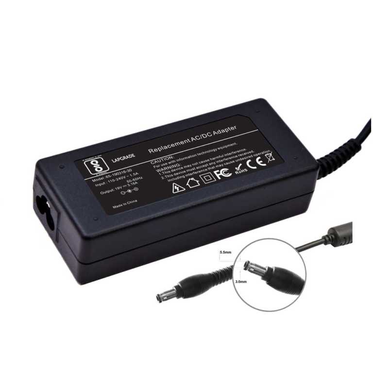 LAPGRADE 19V 3.16A Adapter Charger for Samsung Transport Series
