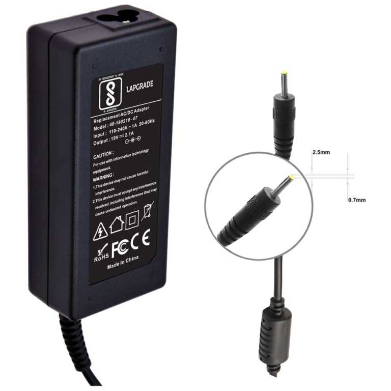 LAPGRADE Adapter Charger for Asus Eee PC 1101HA Series