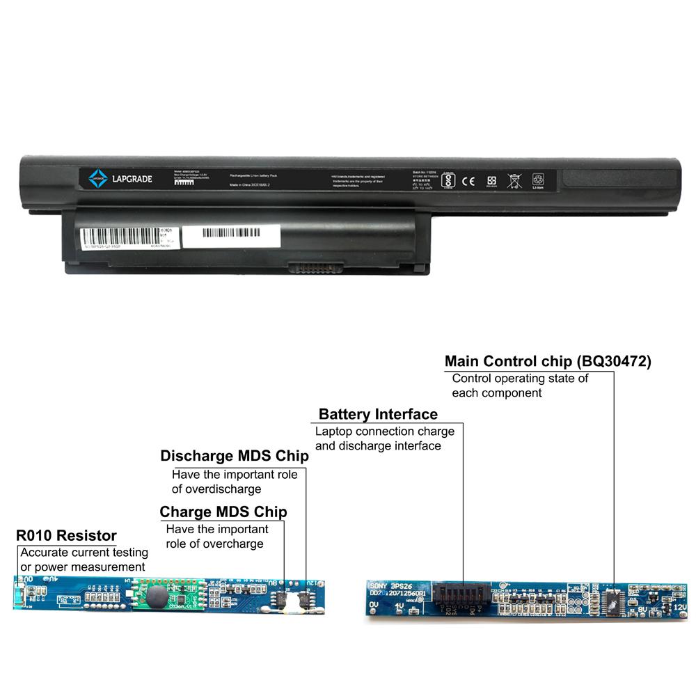 Lapgrade Battery for Sony VPC-CA VPC-CB VPC-CC Series - BPS26