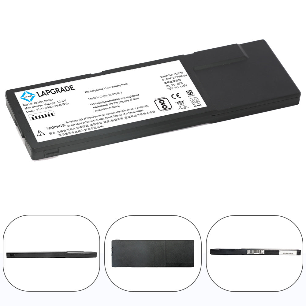 Lapgrade Battery For Sony VGP BPS24 6