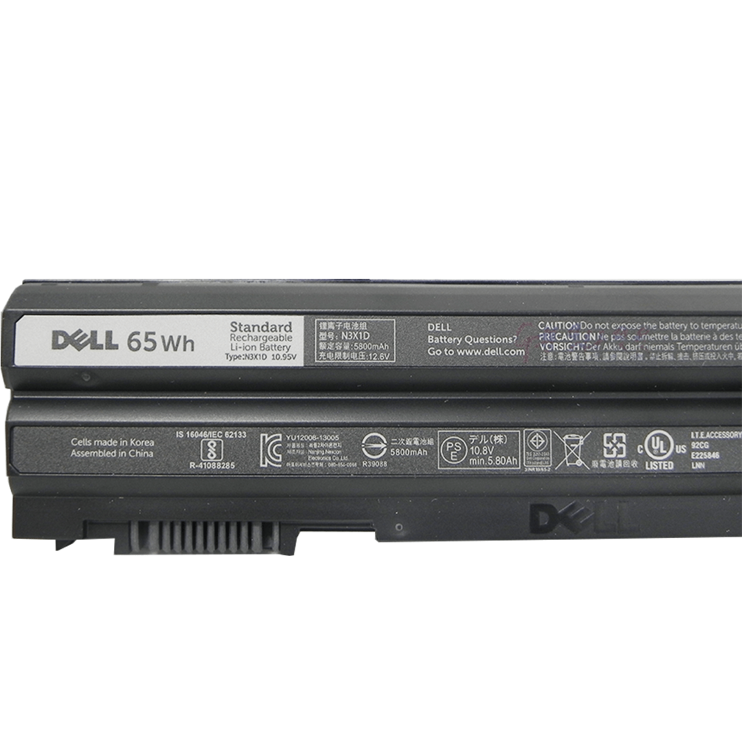 Dell Original 6 Cell 10.8V 65WHr Laptop Battery for Latitude E6430, E6430 ATG, E6430s