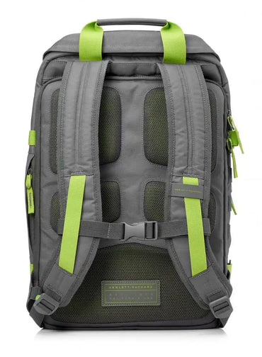HP 15.6 Green/Gray Odyssey Backpack-L8J89AA