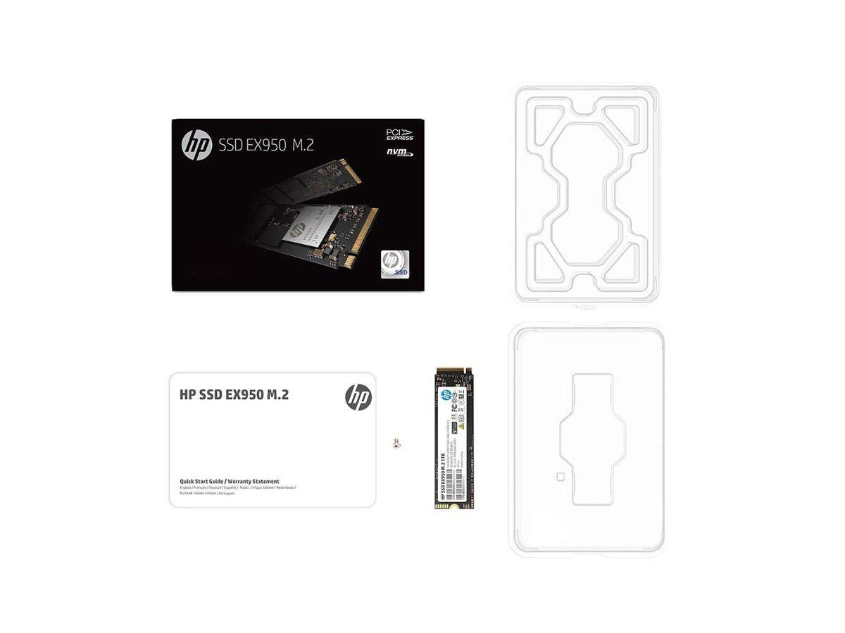 HP EX900 M.2 1TB PCIe 3.1 x 4 NVMe 3D TLC NAND Internal Solid State Drive (SSD)