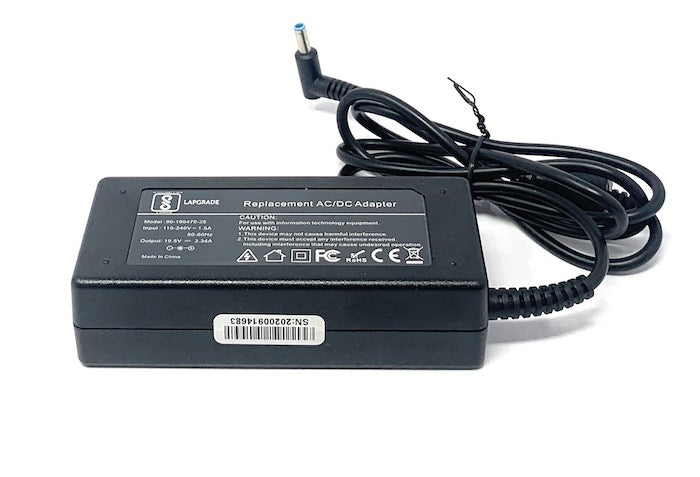 Lapgrade Charger for Dell 19.5V 3.34A 65W 4.5x3.0