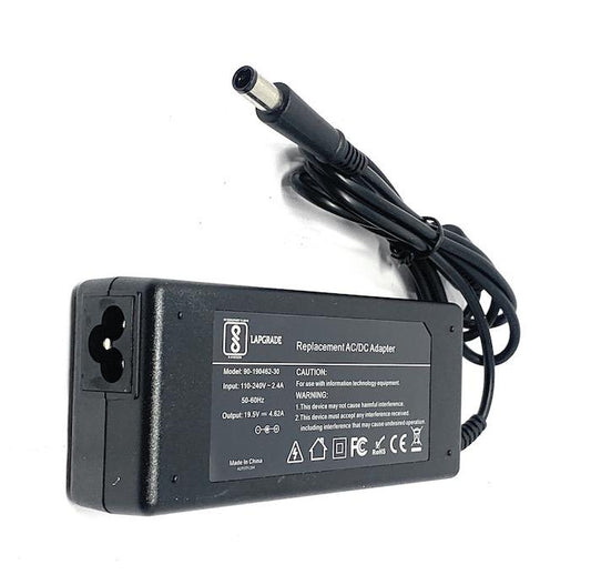 Lapgrade Charger for Dell 19.5V 4.62A 90W 7.4x5.0(with Big Pin)