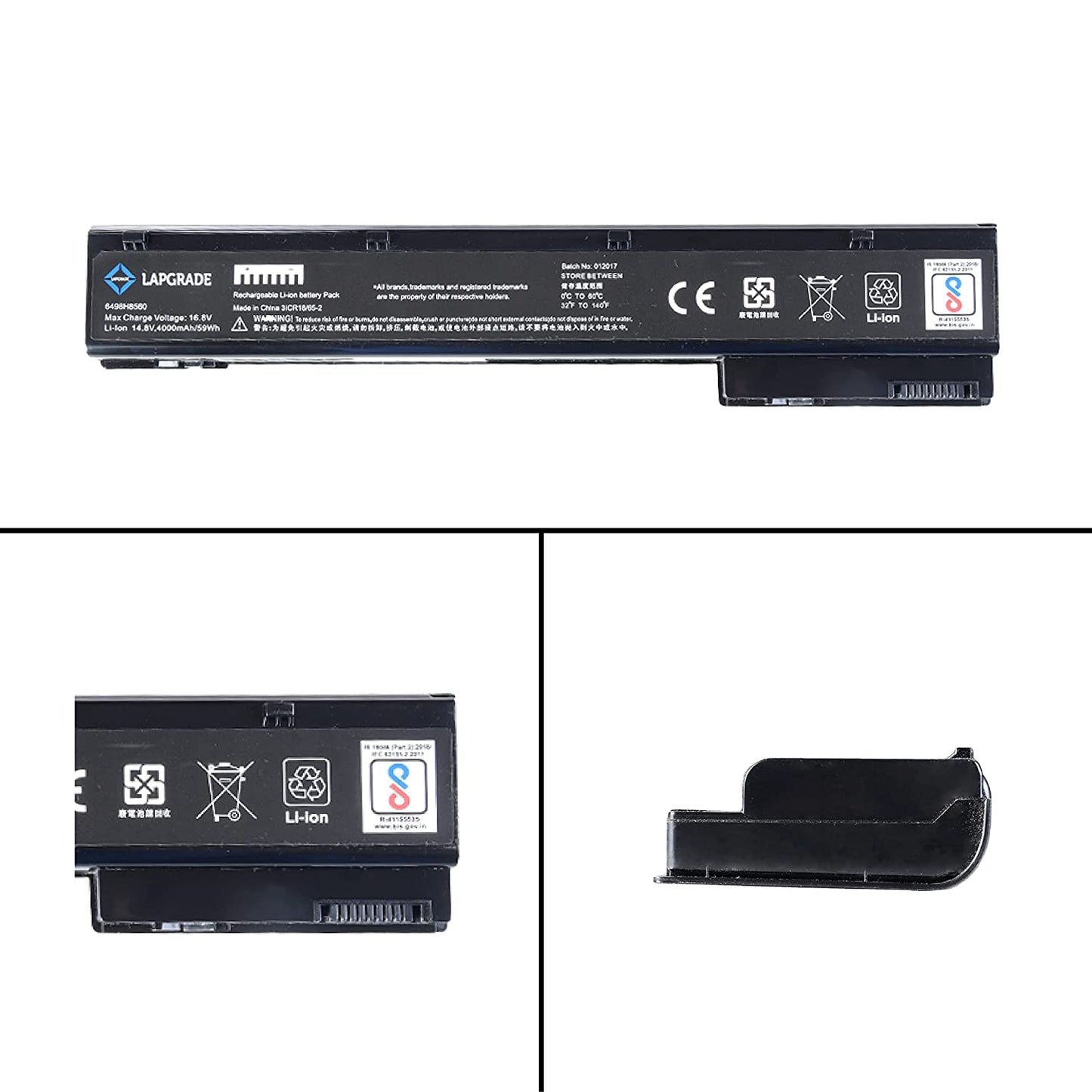 Lapgrade Battery for HP EliteBook 8560W 8770W VH08-(QK641AA)