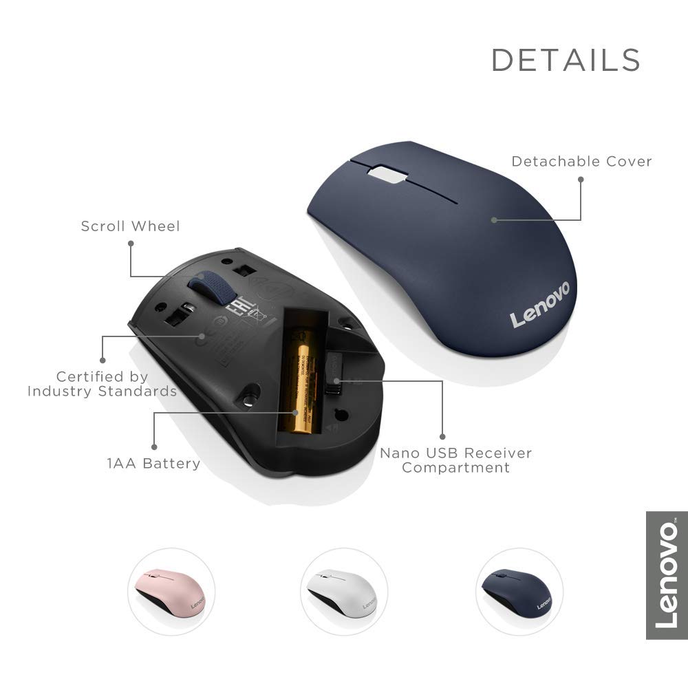 Lenovo 520 Wireless Mouse (Abyss Blue)-GY50T83714