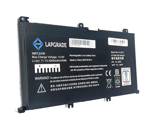 Lapgrade Battery for Dell Inspiron 15 7559 7567 4 Cell 44whr Battery-0GFJ6/71JF4
