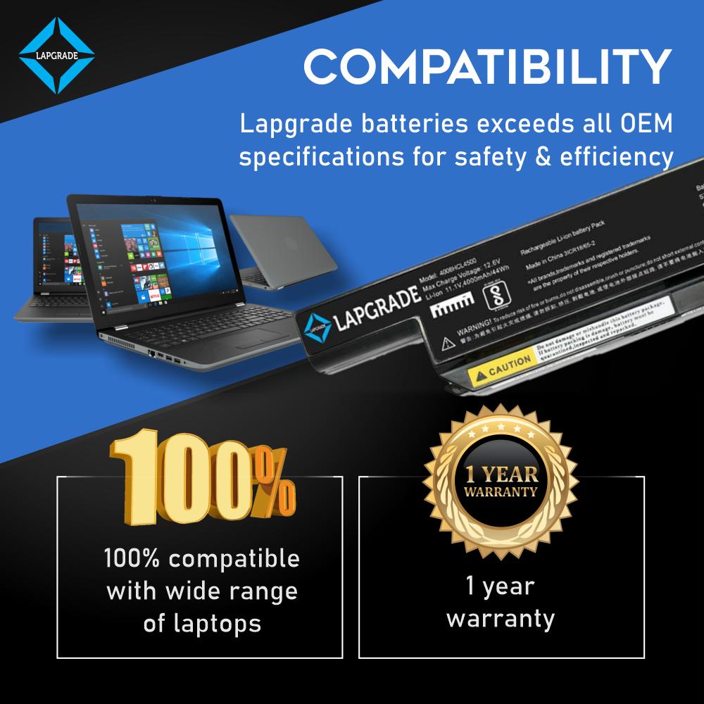 Lapgrade Battery for HCL Clevo C4100 Series