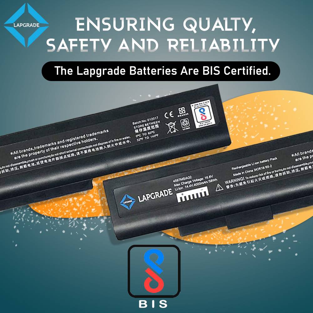Lapgrade Battery For MSI A6400(A32-A15)