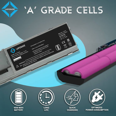 Lapgrade Battery for Dell Latitude D620 D630