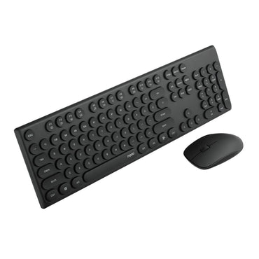 Rapoo X260 Wireless Keyboard and Mouse Combo set 2.4 Ghz with Type Writer Key