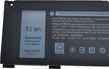 Dell G3 3590 3500 G5 5500 5505 Inspiron 5490 Series 11.4V 51Wh battery-M4GWP/PN1VN