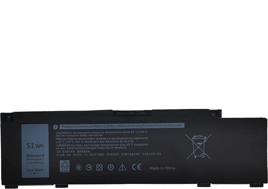 Dell G3 3590 3500 G5 5500 5505 Inspiron 5490 Series 11.4V 51Wh battery-M4GWP/PN1VN