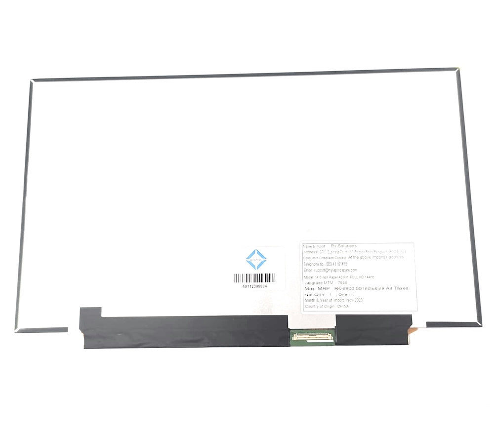 Lapgrade Laptop 14.0 inch Paper LED 40 Pin Screen FULL HD 144Hz
