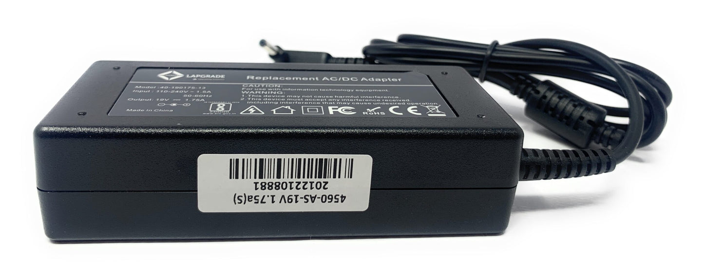 Lapgrade Adapter for Asus Ultrabook 19V 1.75a 33W 4.0*1.35