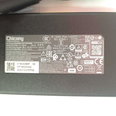 ACER Original 180W 5.5mm Pin Laptop Adapter Charger for Predator Helios 300 PH315-52, PH315-53, PH315-54