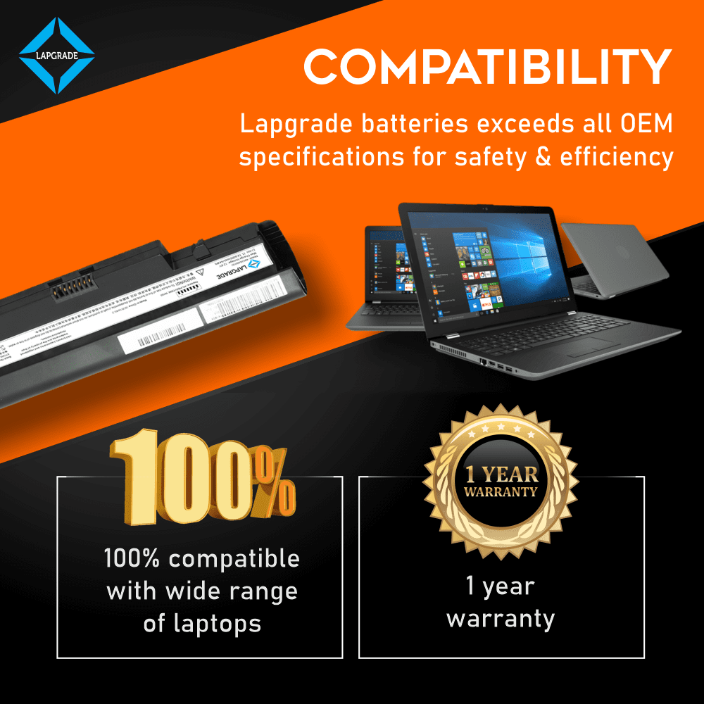 Lapgrade Battery for Samsung N143 N148 N150 N350 Series