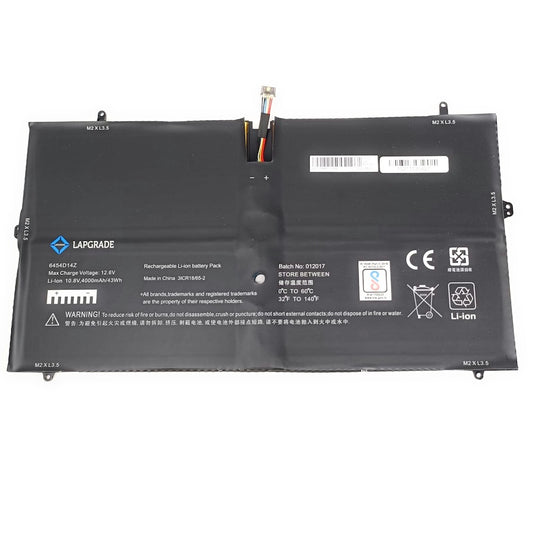 Lapgrade battery for Lenovo Yoga 3 Pro 1370 Series-L13M4P71