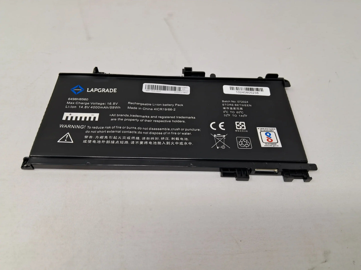 Lapgrade Battery For HP Omen 15-AX000NA Pavilion 15-BC000NE Series 15.4V 2800mAh -TE04XL