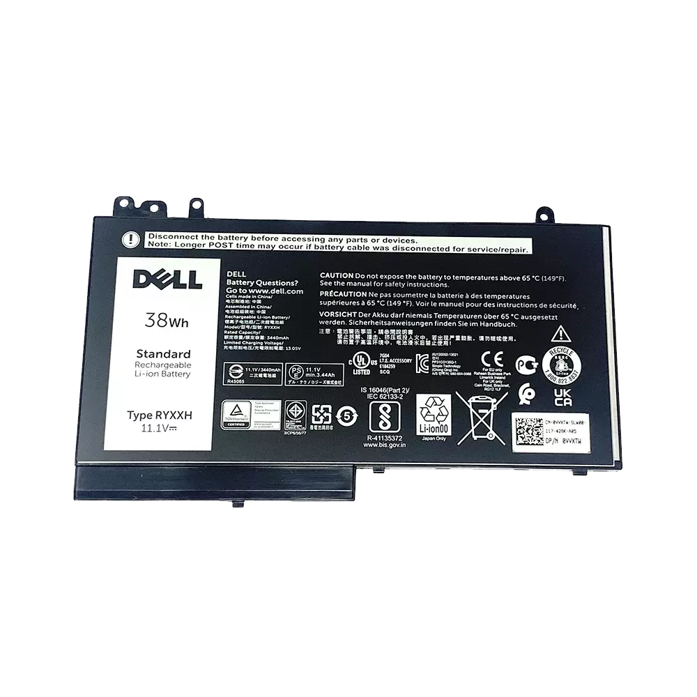 Dell Original 3 Cell 11.1V 38WHr Laptop Battery for Latitude 14 E5450