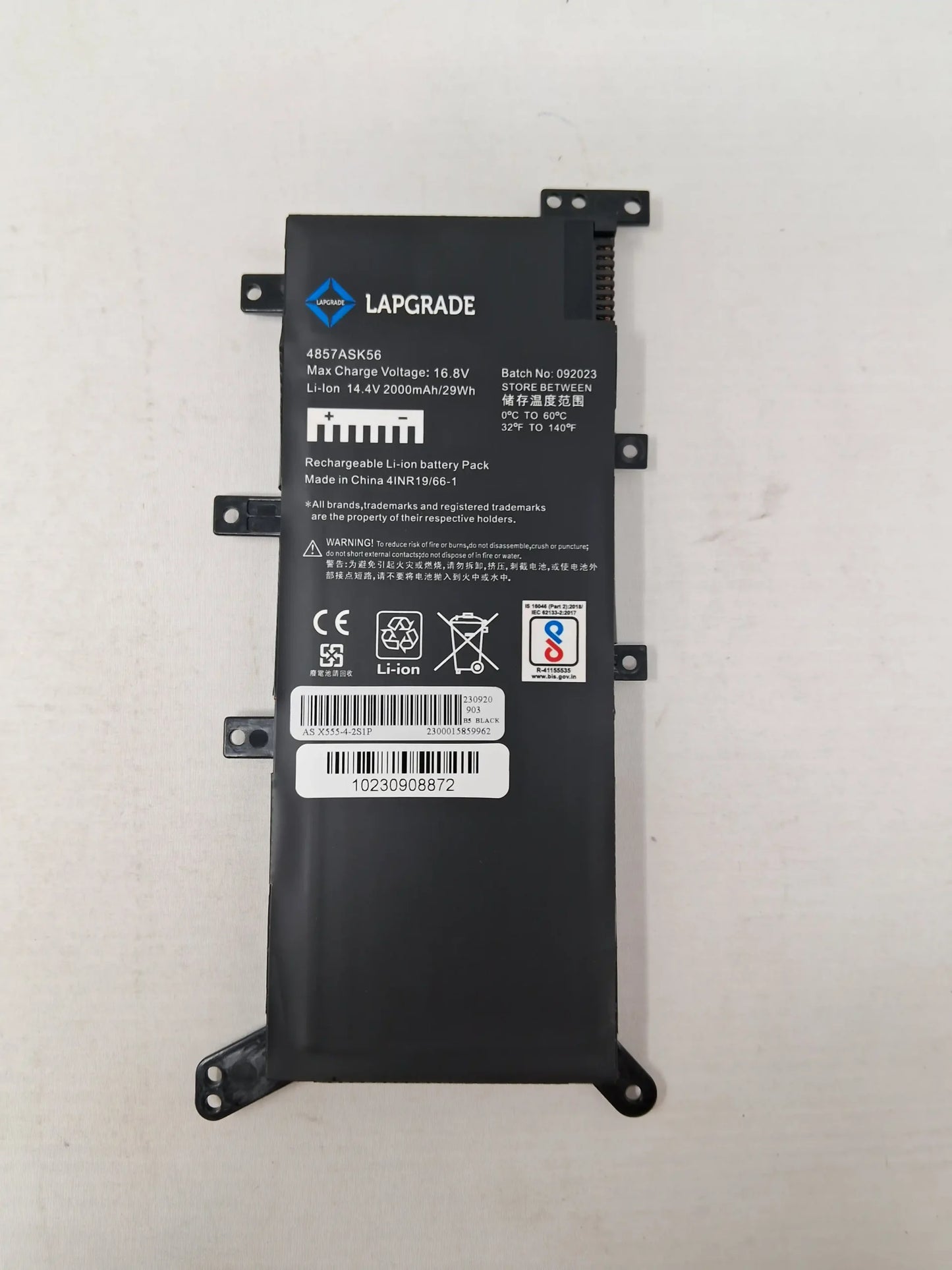 Lapgrade Battery For ASUS X555L Series-C21N1347
