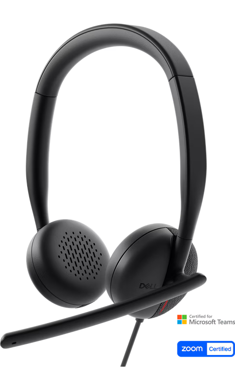 Dell WH3024 Wired Headset With Noise Cancellation-YH4XR