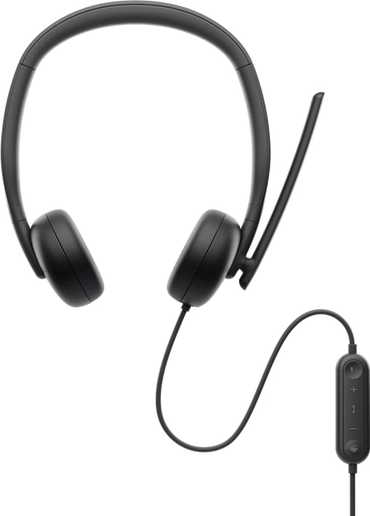 Dell WH3024 Wired Headset With Noise Cancellation-YH4XR
