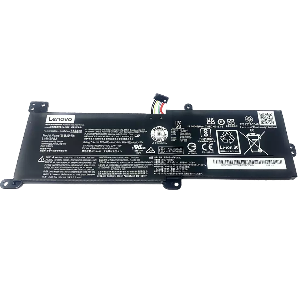 Lenovo Original 2 Cell 7.6V 35WHr Laptop Battery for IdeaPad V145-15AST, V145-15AST-81MT