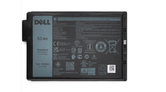 Dell Original Laptop Battery Latitude 5420 5424 7424 Rugged3-cell 51 Wh battery-7WNW1/GK3D3/DMF0C