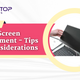 Laptop Screen Replacement – Tips and Considerations