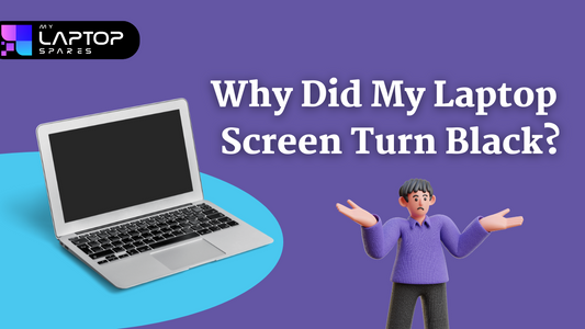 Why did my laptop screen turn black?