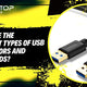 What are the different types of USB connectors and standards?