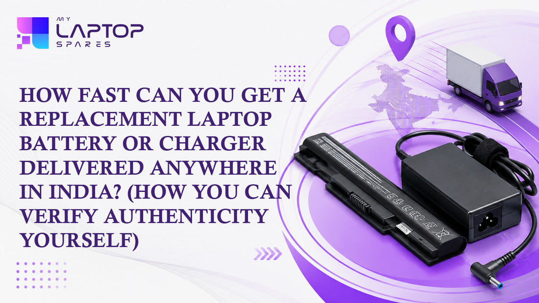 How Fast Can You Get a Replacement Laptop Battery or Charger Delivered Anywhere in India? (How You Can Verify Authenticity Yourself)