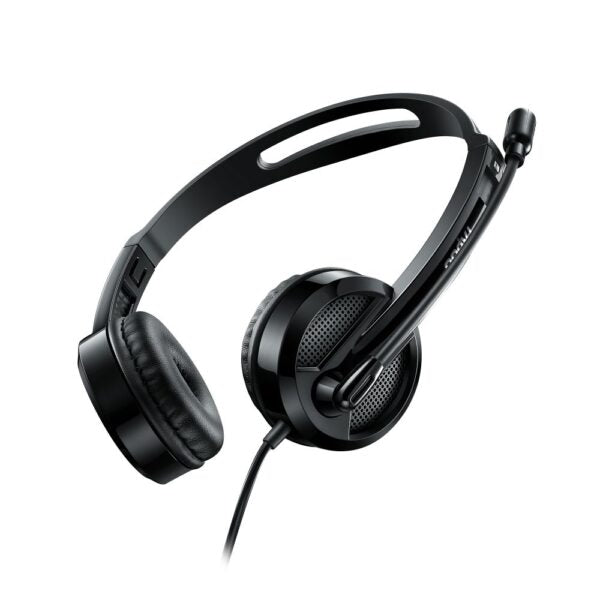 Rapoo H100 Stereo Wired On Ear Headphones With Microphone Noise-Reduction, 3.5mm Port , Pc/Mac/Laptop ‚Äö√Ñ√¨ Black