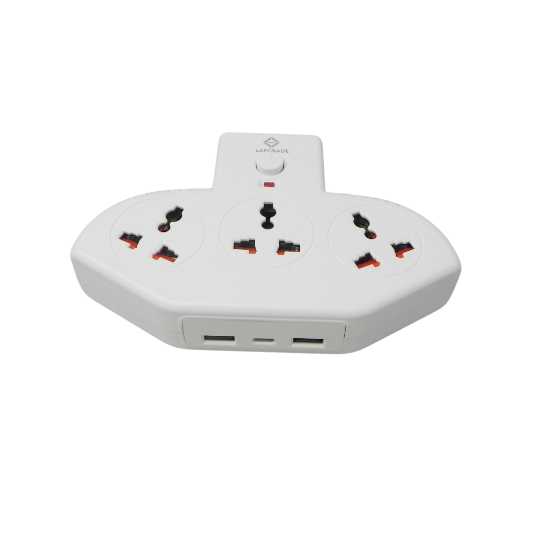 LAPGRADE 2500W Universal Power Hub (with usb and type-c ports)