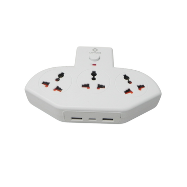 LAPGRADE 2500W Universal Power Hub (with usb and type-c ports)