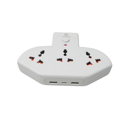 LAPGRADE 2500W Universal Power Hub (with usb and type-c ports)