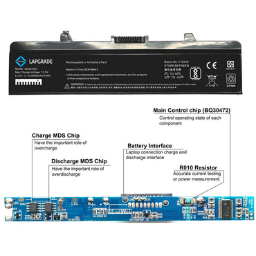 Lapgrade Battery for Dell Inspiron 1440 1525 1526 1545 1546 Series