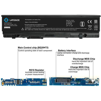 Lapgrade Battery for Dell Studio 15 1535 1536 Series