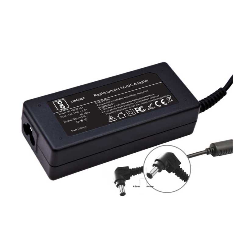 Lapgrade Adapter Charger for Sony Vaio VGN-E, VGN-FJ, VGN-FE, VGN-FS, VGN-FW Series Laptops &amp; Notebooks.