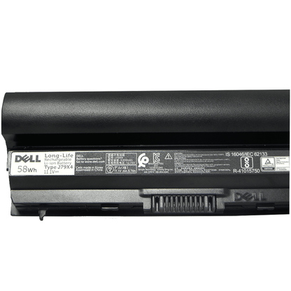 Dell Original 6 Cell 11.4V 65WHr Laptop Battery for Latitude E6120