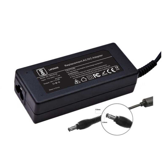 LAPGRADE 19V 3.16A Adapter Charger for Samsung Transport Series