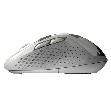 Rapoo Bluetooth Wireless Mouse, M500 Silent Multi Mode Bluetooth 5.0 Mouse, 2.4G Wireless Portable Optical Mouse USB Receiver, 1600 DPI for Laptop, MacBook, PC, Windows, Tablet, Grey