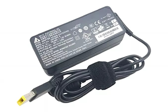 Lenovo Original 65W Slim Tip Rectangular PIN Laptop Adapter Charger for Thinkpad T450S, T460, T460S, T540P, T550